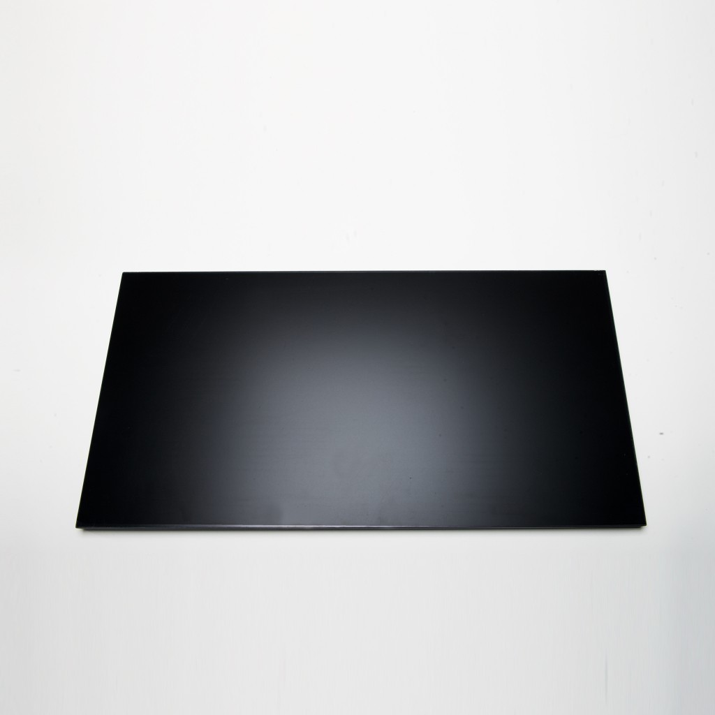 Black MDF shelf 600 L x 300 D x 18mm Thick Dinya Shopfittings