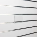 Slatwall acrylic A6 sign display, Landscape