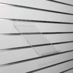 Slatwall Acrylic Shelf A4 Angled