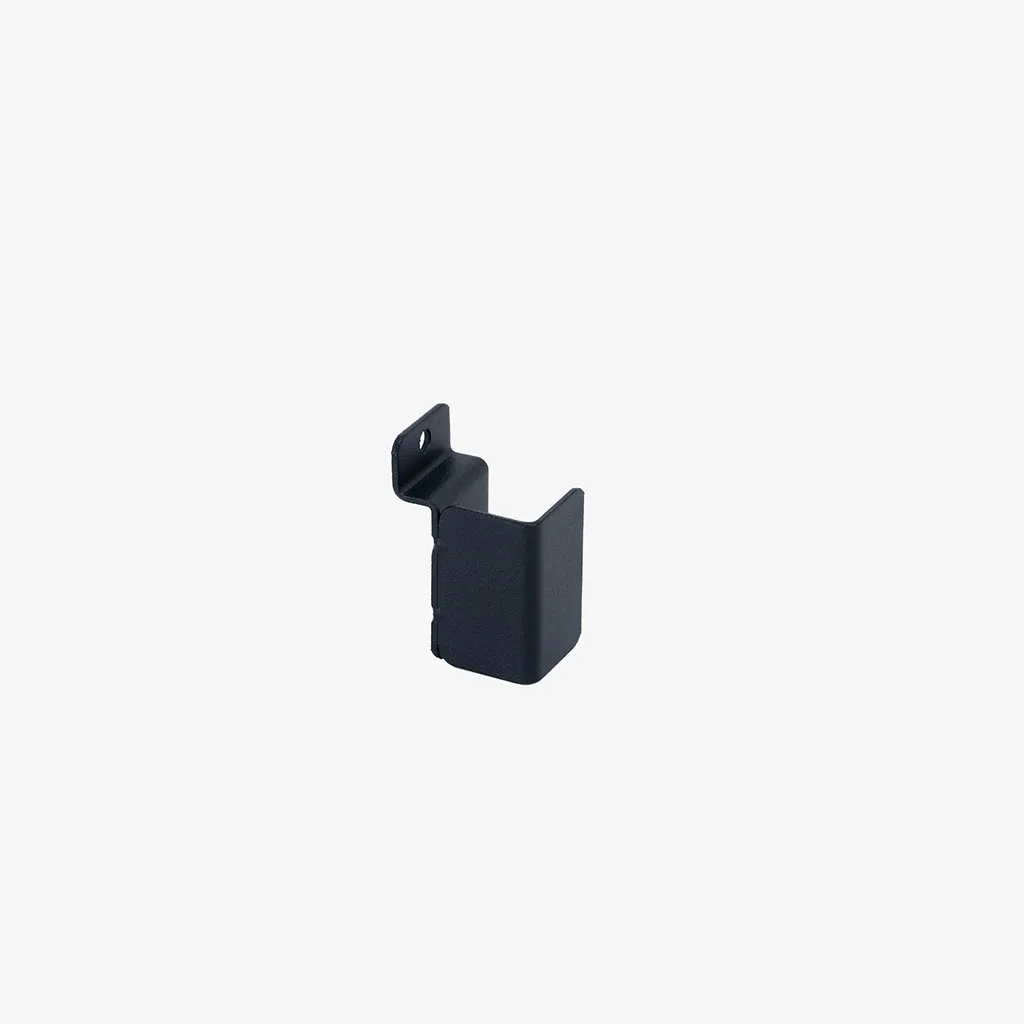Black Left Tile Hook - 22mm