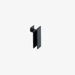 Black Right Tile Hook 12mm