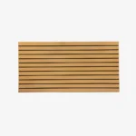 Beach Landscape Horizontal Slatwall with Black Aluminium Inserts
