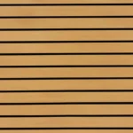 Beach Landscape Horizontal Slatwall with Black Aluminium Inserts
