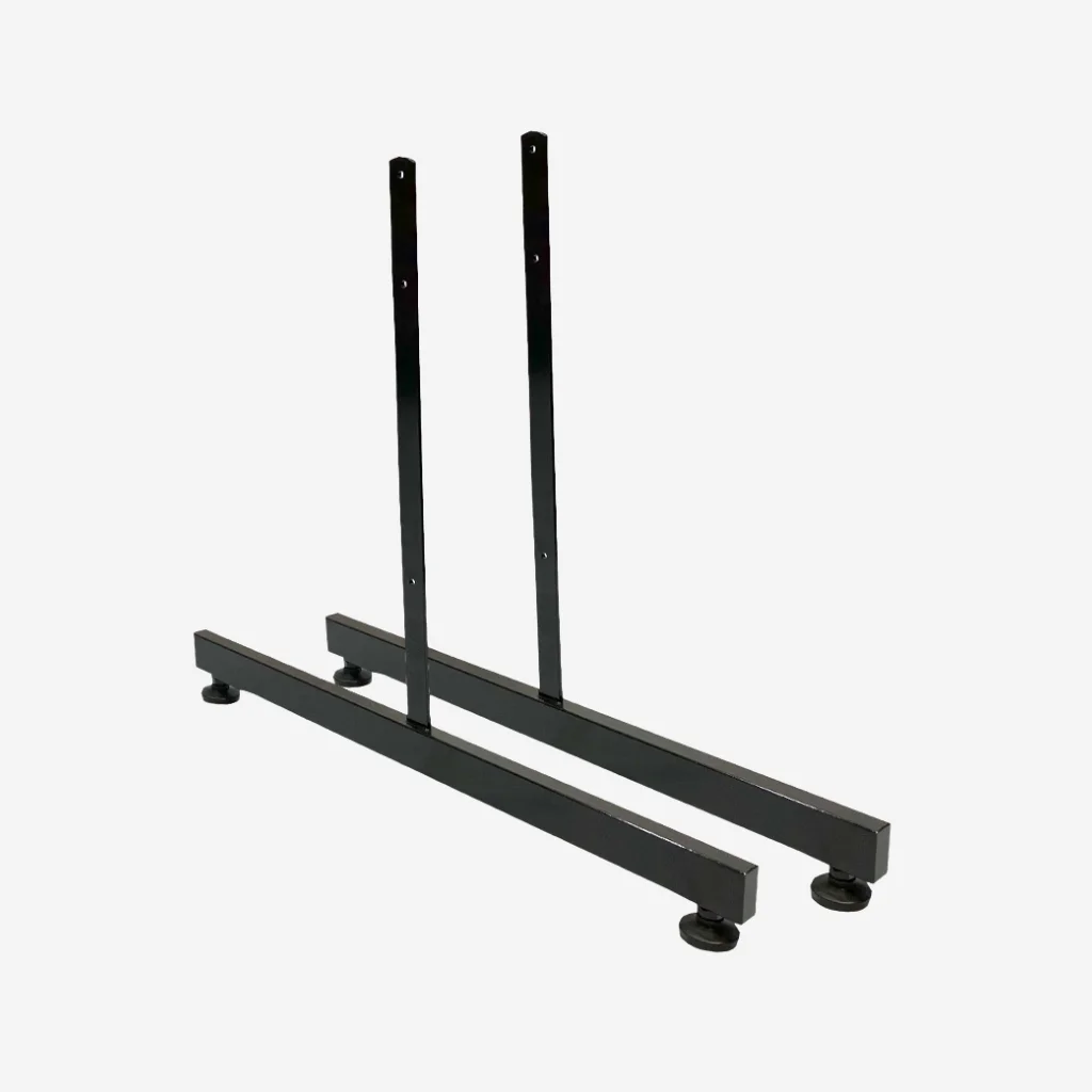 Black Gridmesh Double-Sided Legs, 600mm deep Sold in Pairs