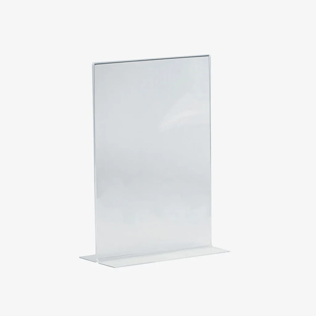 A4 Vertical Acrylic Sign Holder Double Sided Display