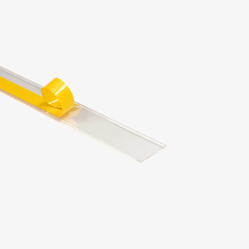 Clear Data Strip Label Holder 1200mm