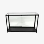 Black Glass Display Retail Counter 1500mm