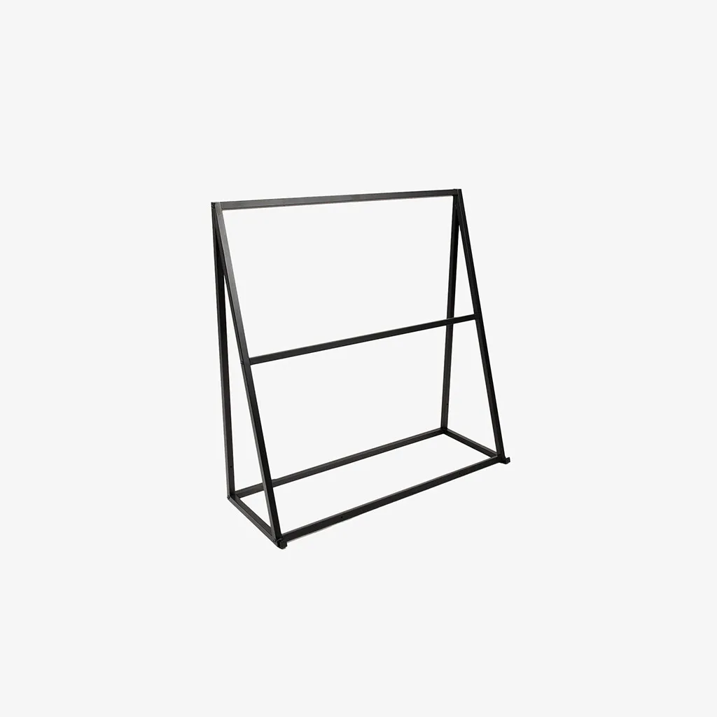 Free Standing Angled Slatwall Frame – 1150mm Wide