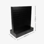 Black On Black Double Sided Centre Bay Gondola With Draws