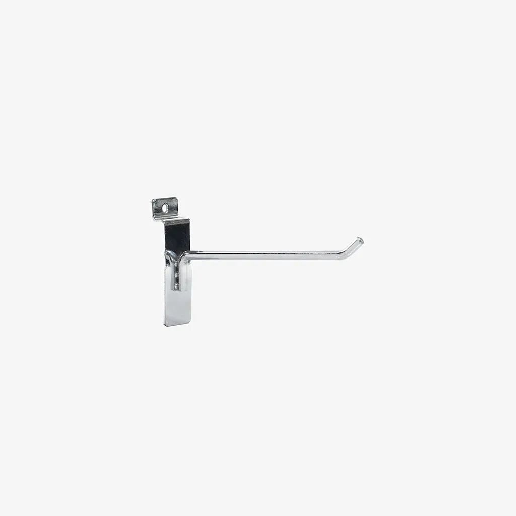 150mm Heavy Duty Chrome Slatwall Hook