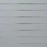 Light Grey Matt Landscape Slatwall with Silver Inserts Close-up