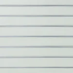 Light Grey Matte Landscape Horizontal Slatwall with Silver Aluminium Inserts
