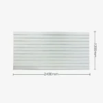 Light Grey matte landscape slatwall