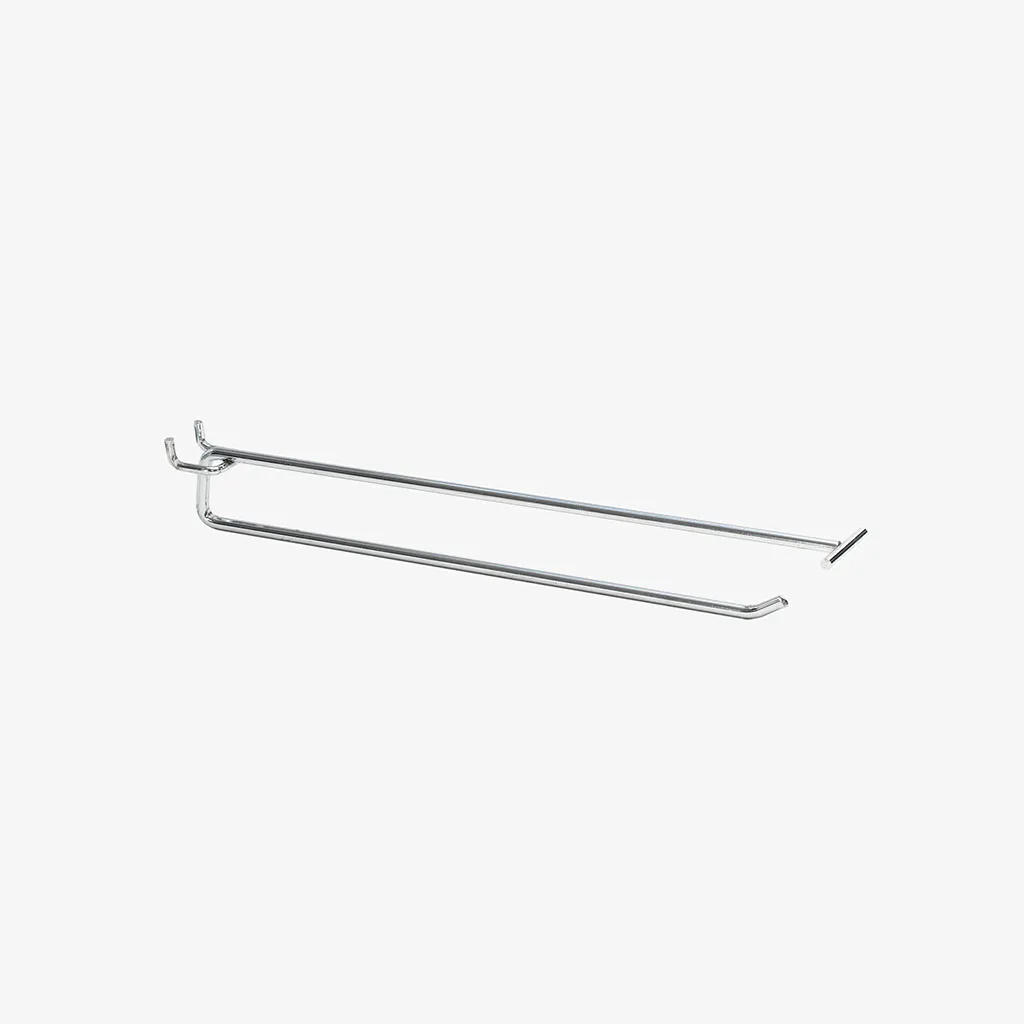 300mm Chrome Pegboard  Price Tag Hook