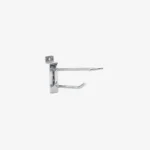 100mm Heavy Duty Chrome Slatwall Price Tag Hook