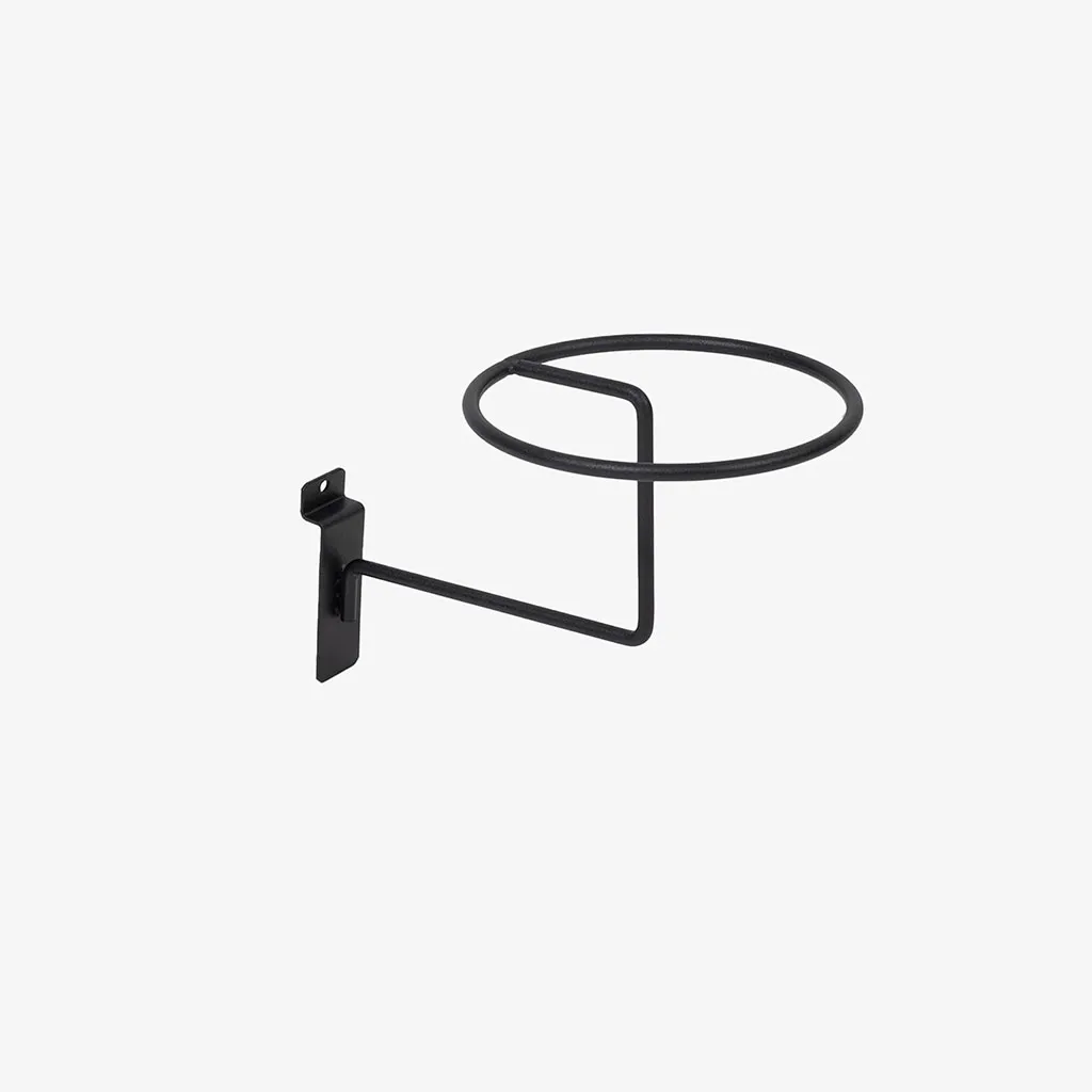 Black Slatwall Hat Display Ring