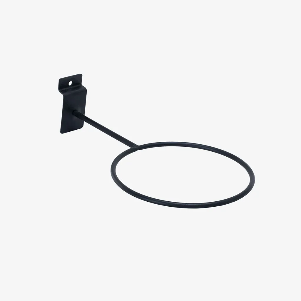 Black Slatwall Ball Display Ring
