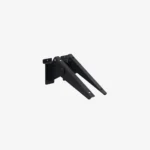 Slatwall Black Adjustable Bracket Pair 200mm