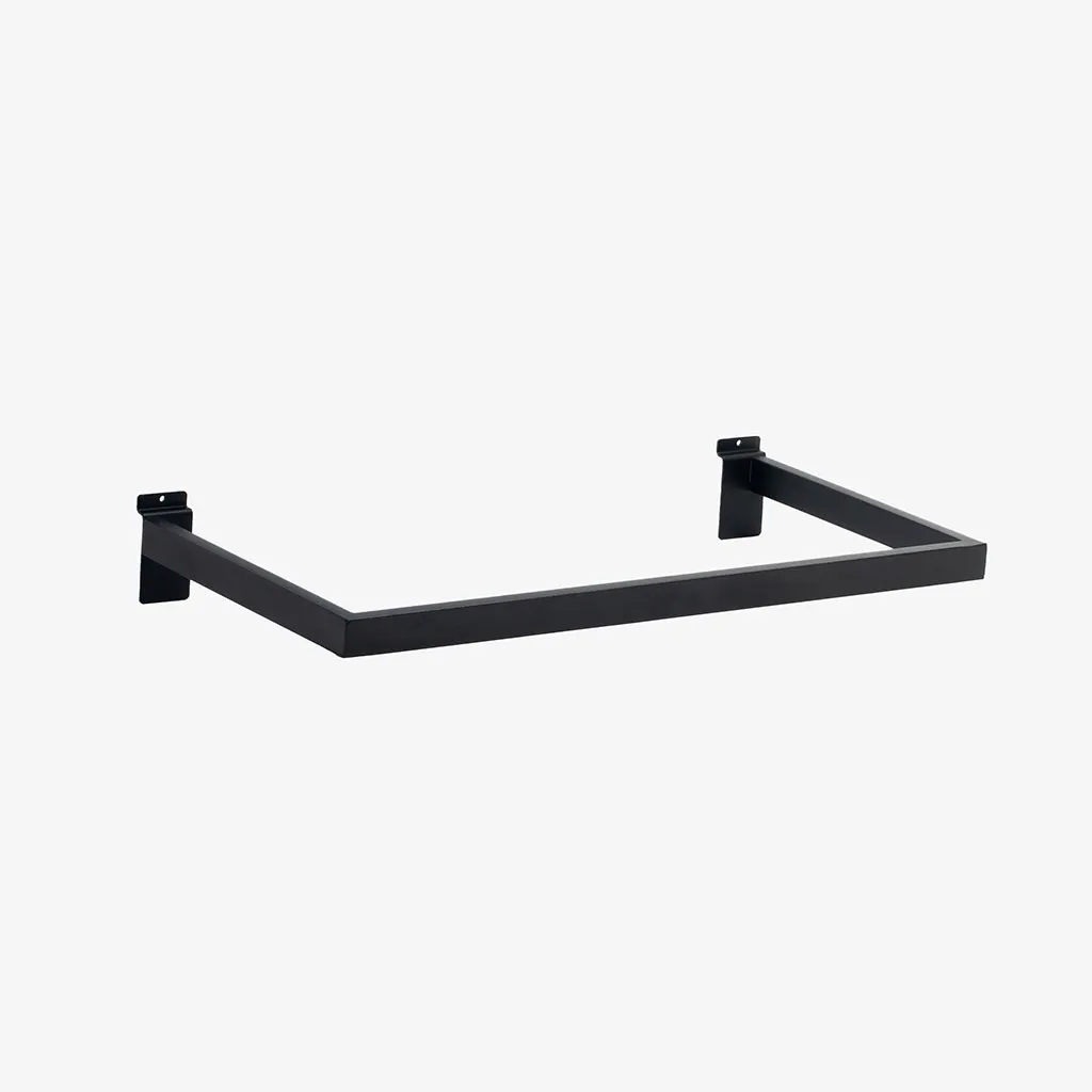 Black Rectangular Hangrail – 600mm x 300mm