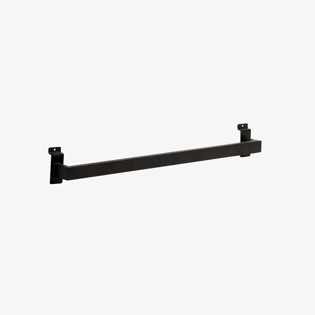 Black Wall Mounted Hangrail – 650mm