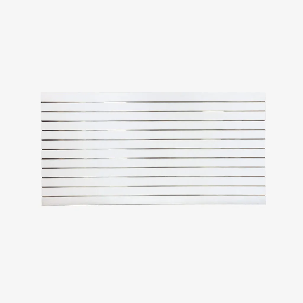White Matte Landscape – Horizontal Slatwall