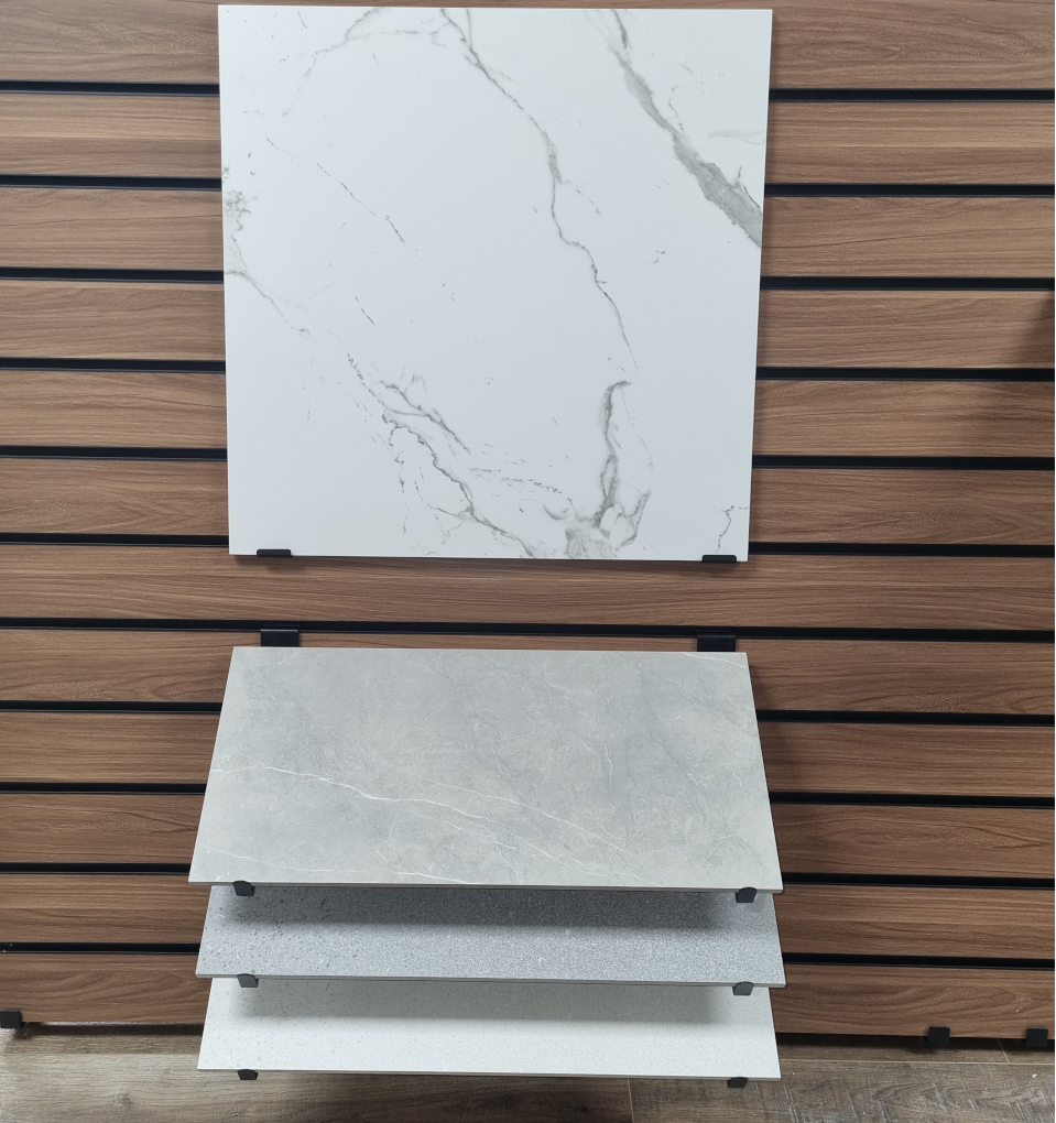 Slatwall Black Angled Bracket 300mm