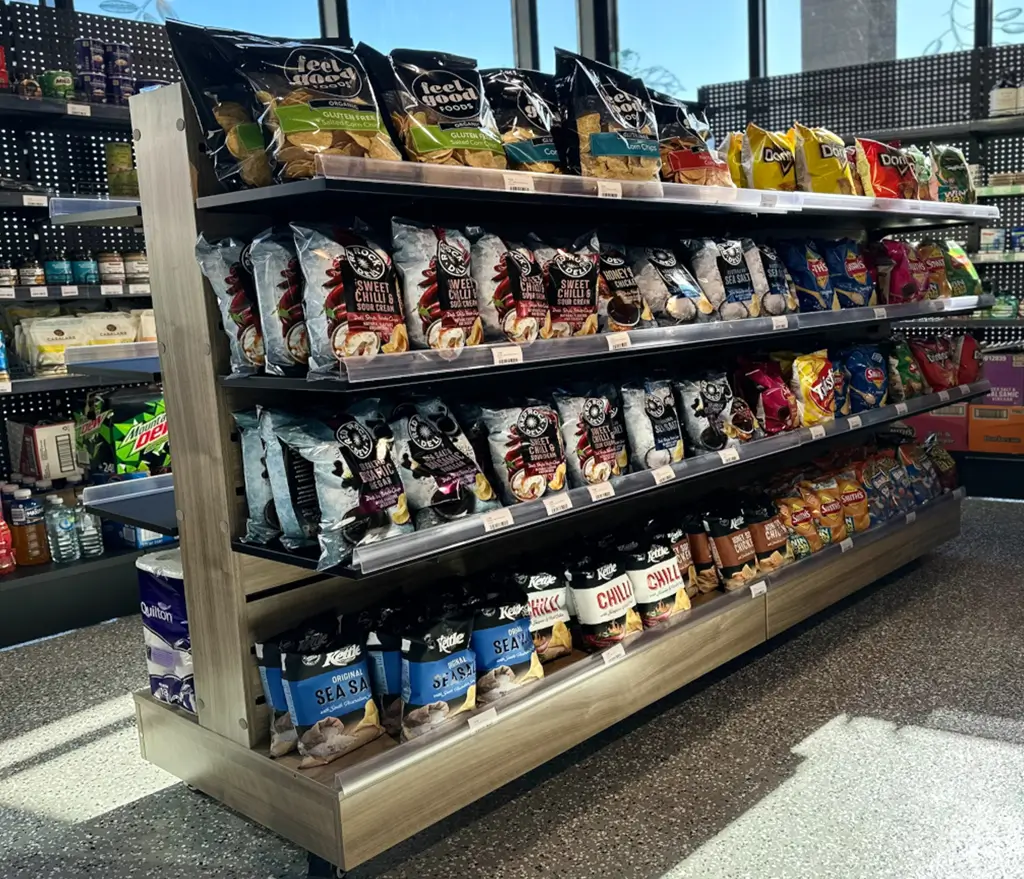 Convenience Store Gondola Shelving