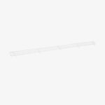 White Gondola Shelf Fence
