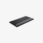 Black MDF Shelf with Acrylic Stopper 600mm x 400mm