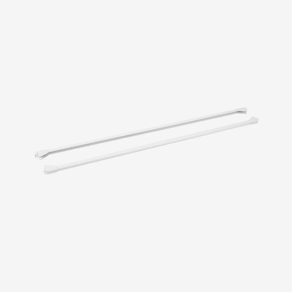 White Gondola Shelving Supports 1200mm and 900mm