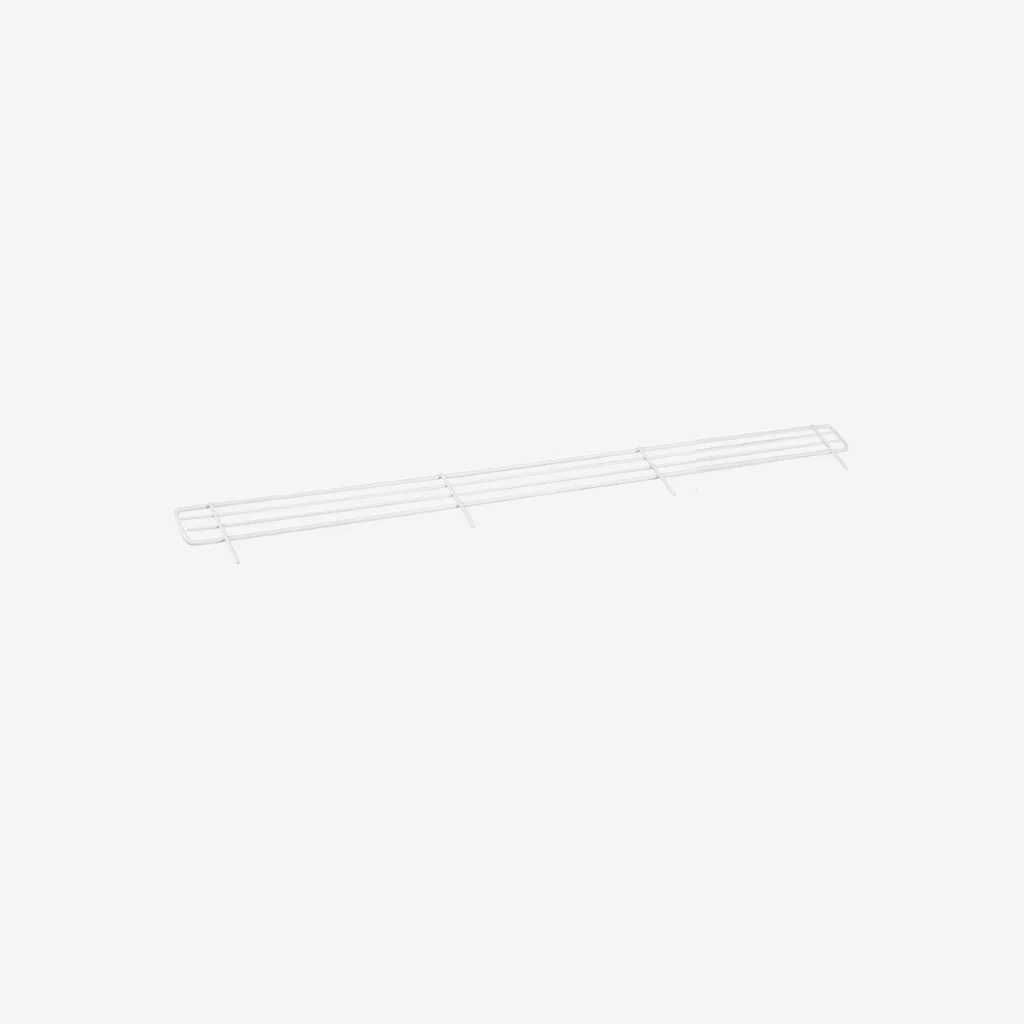 White Gondola Shelf Fence