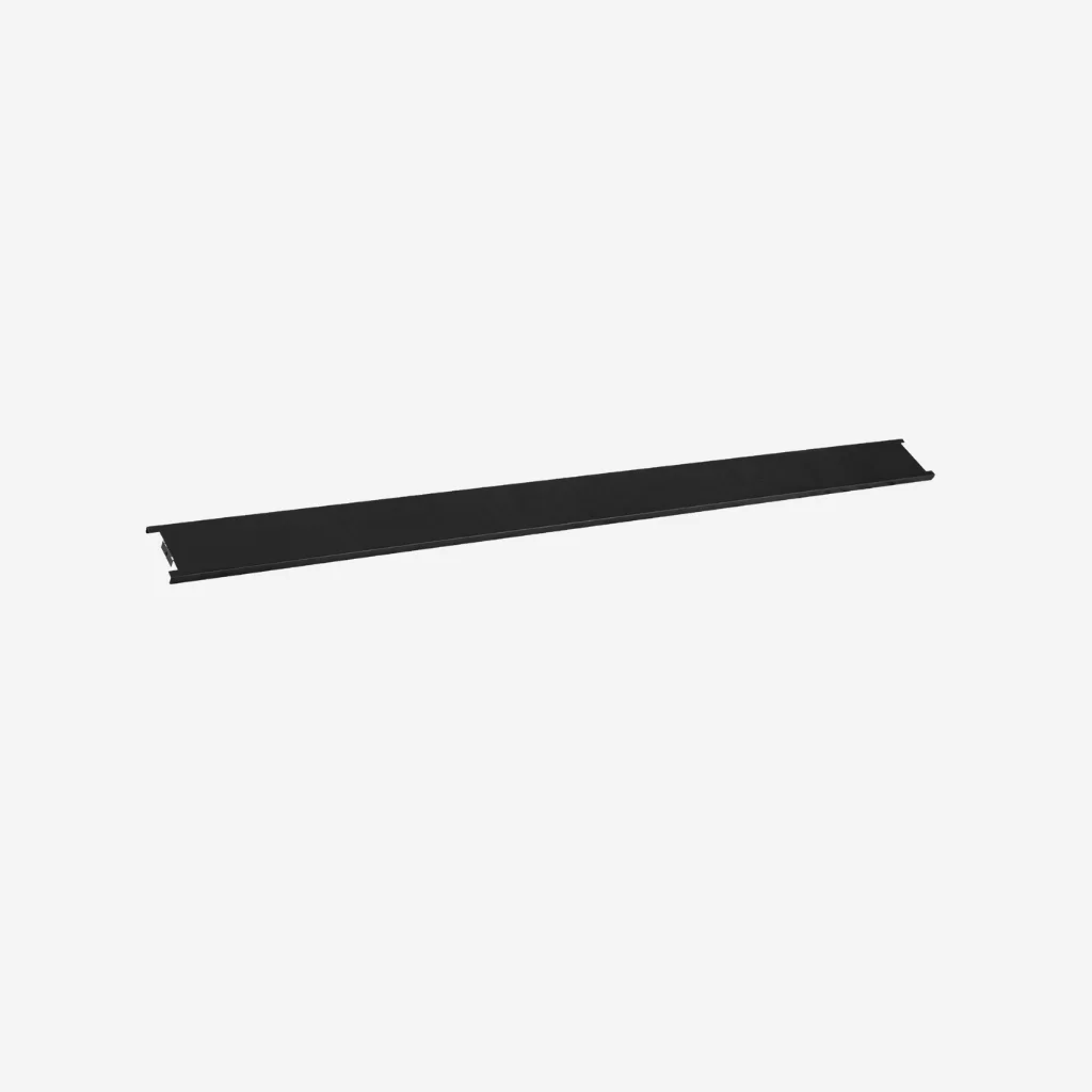 Black Gondola Shelving Top Cover - 1200mm