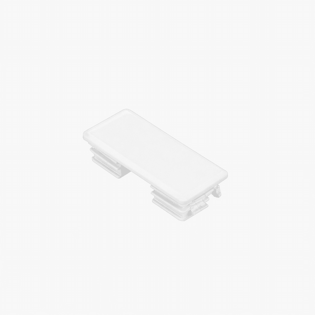 White Gondola Shelving Post Cap