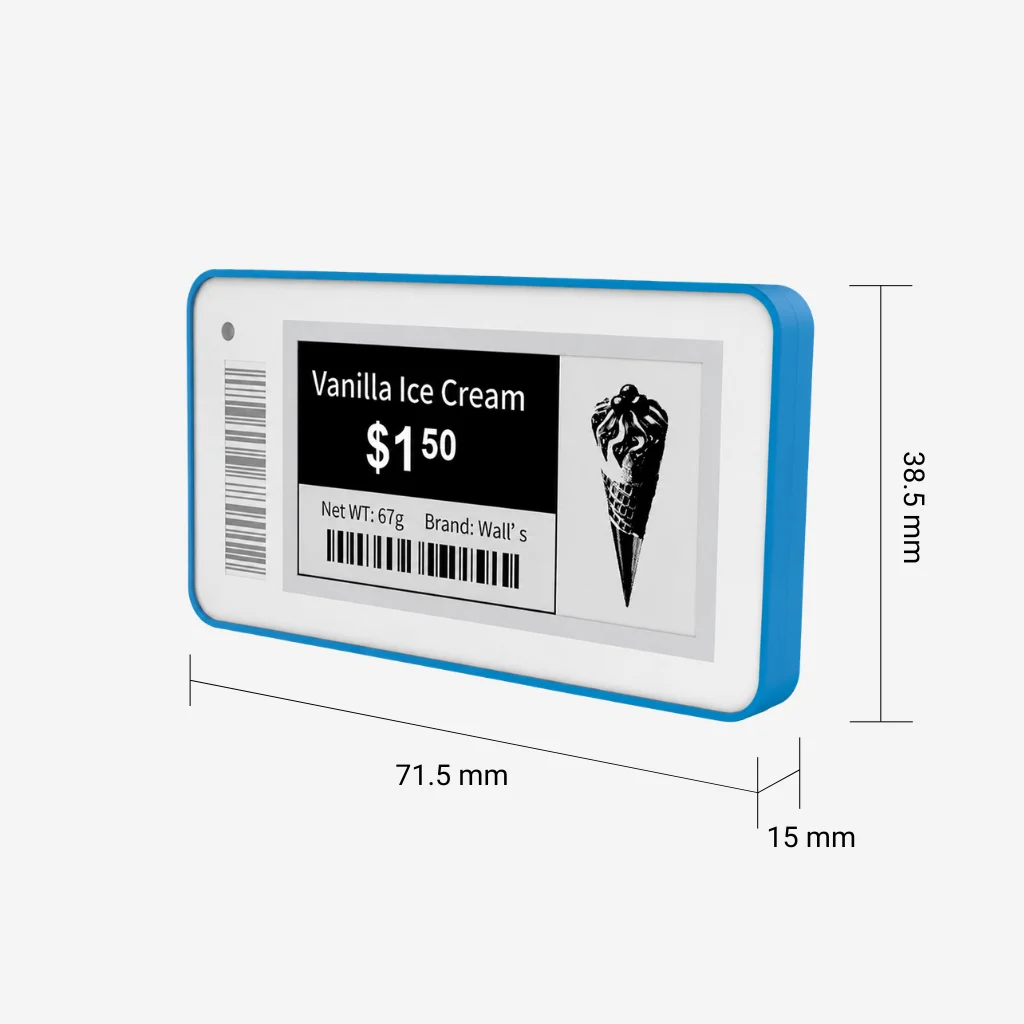 Cold Storage ESL 72mm x 39mm