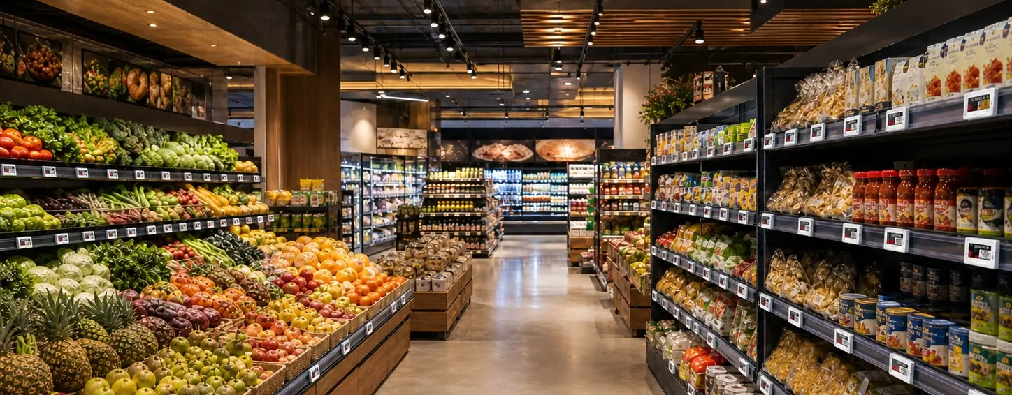 Electronic Shelf Labels - Supermarket - Homepage Banner
