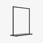 Black Clothing Rack with Black Base – 1200mm Wide