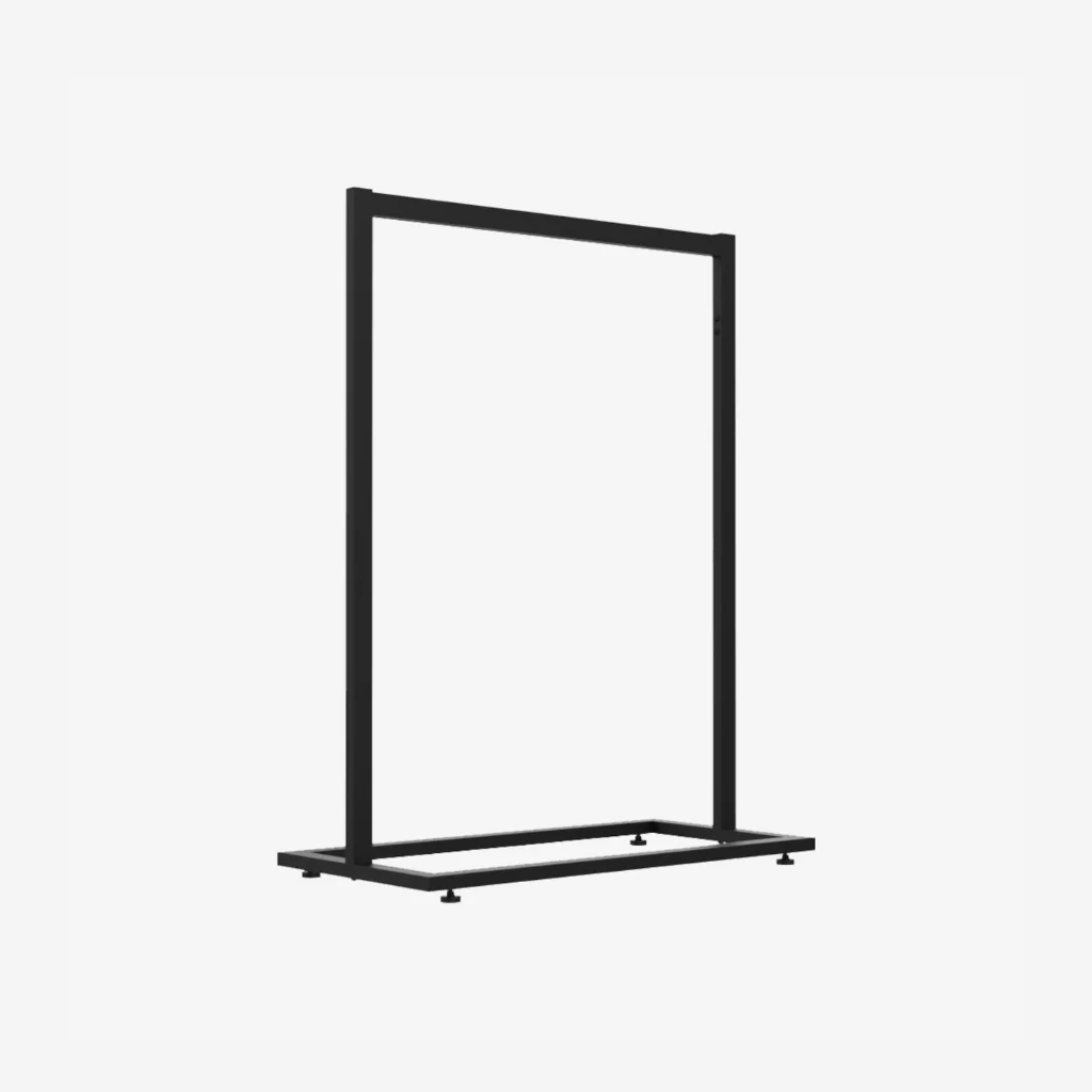 Black Clothing Rack – 900mm Wide