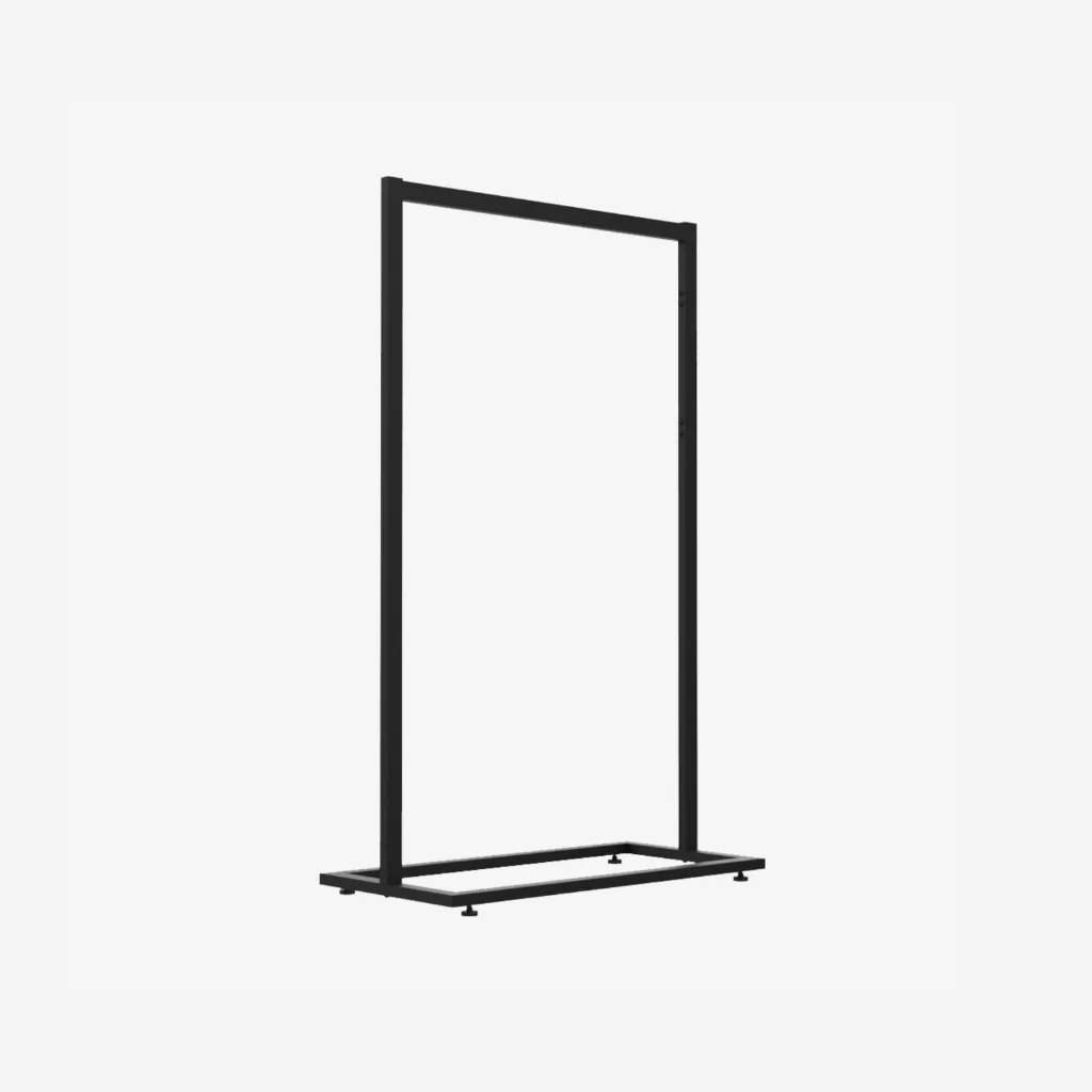 Black Clothing Rack – 900mm Wide