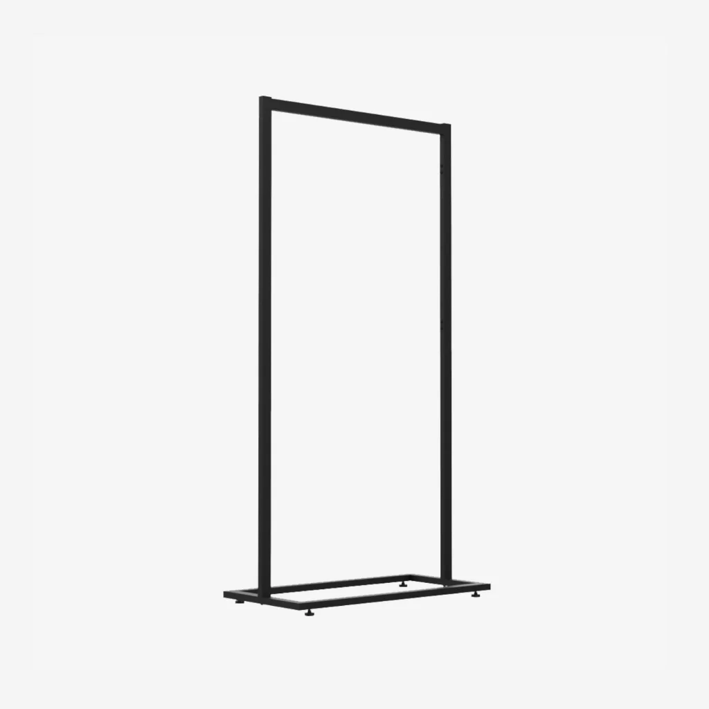 Black Clothing Rack – 900mm Wide