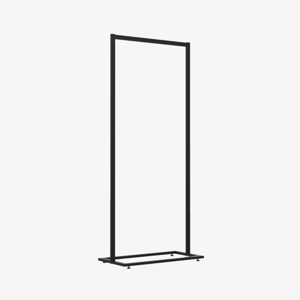 Black Clothing Rack – 900mm Wide