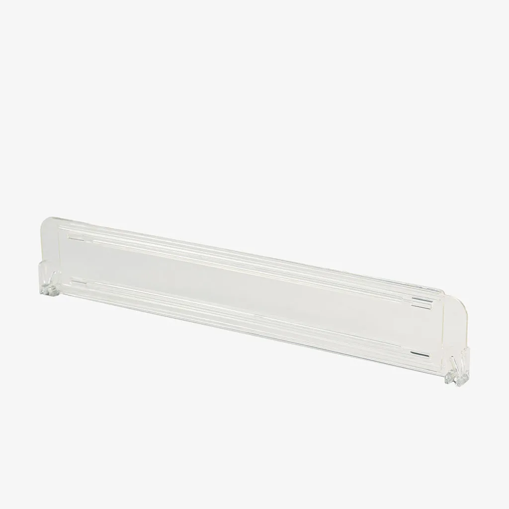 Extendable Acrylic Shelf Divider 400mm to 675mm