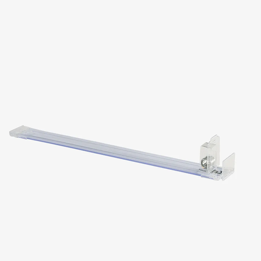 Acrylic Gondola Shelving Pusher 300mm