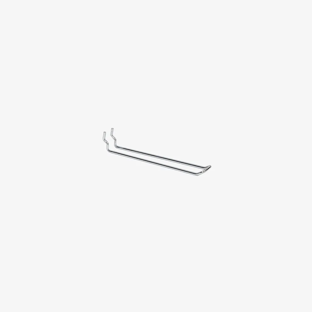 200mm Chrome Pegboard Loop Hook