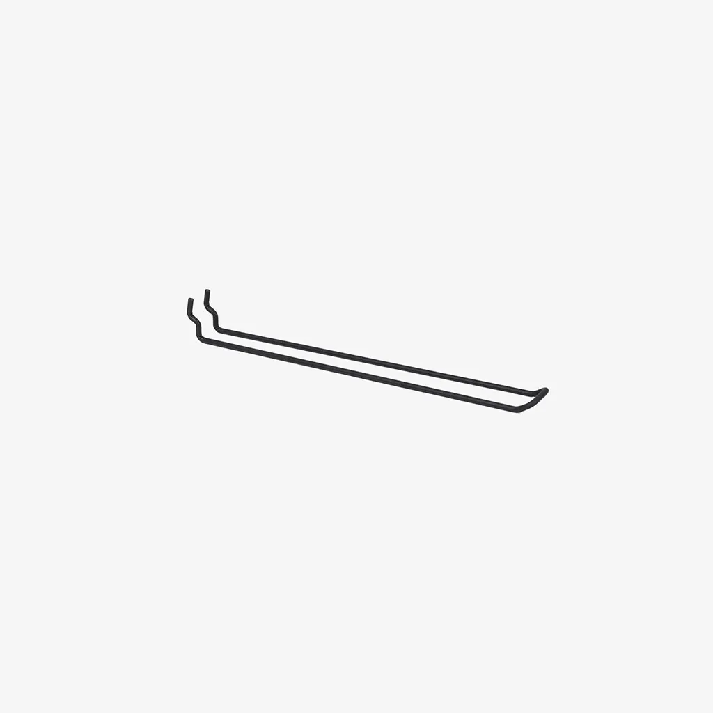 300mm Black Pegboard Loop Hook
