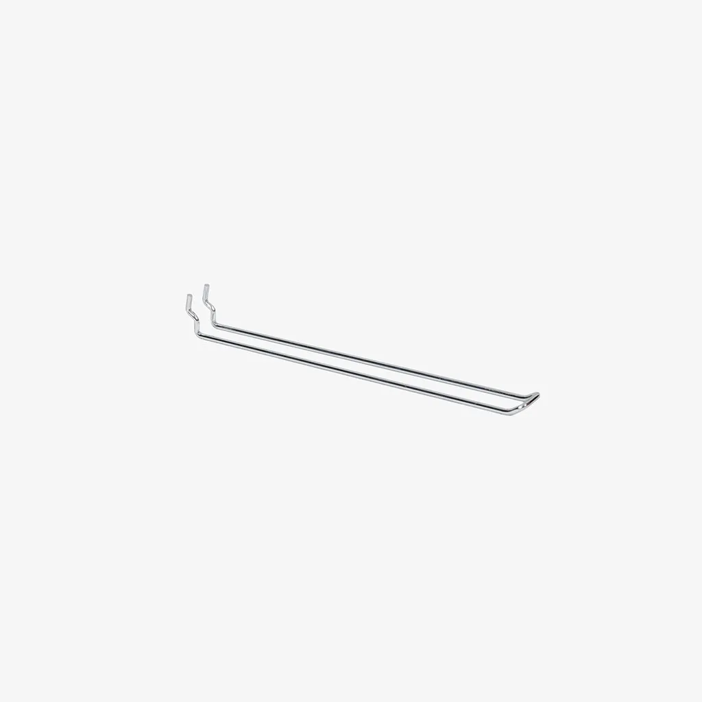 300mm Chrome Pegboard Loop Hook