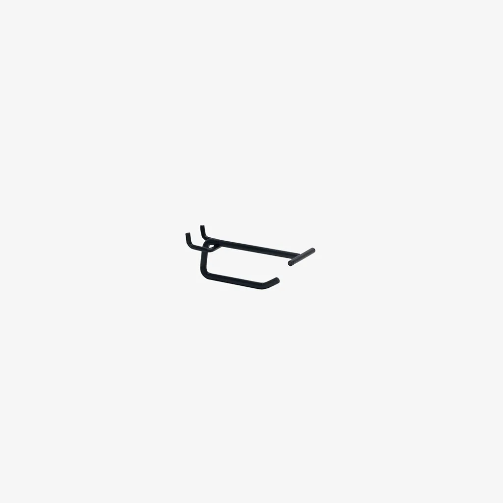 100mm Black Pegboard Price Tag Hook