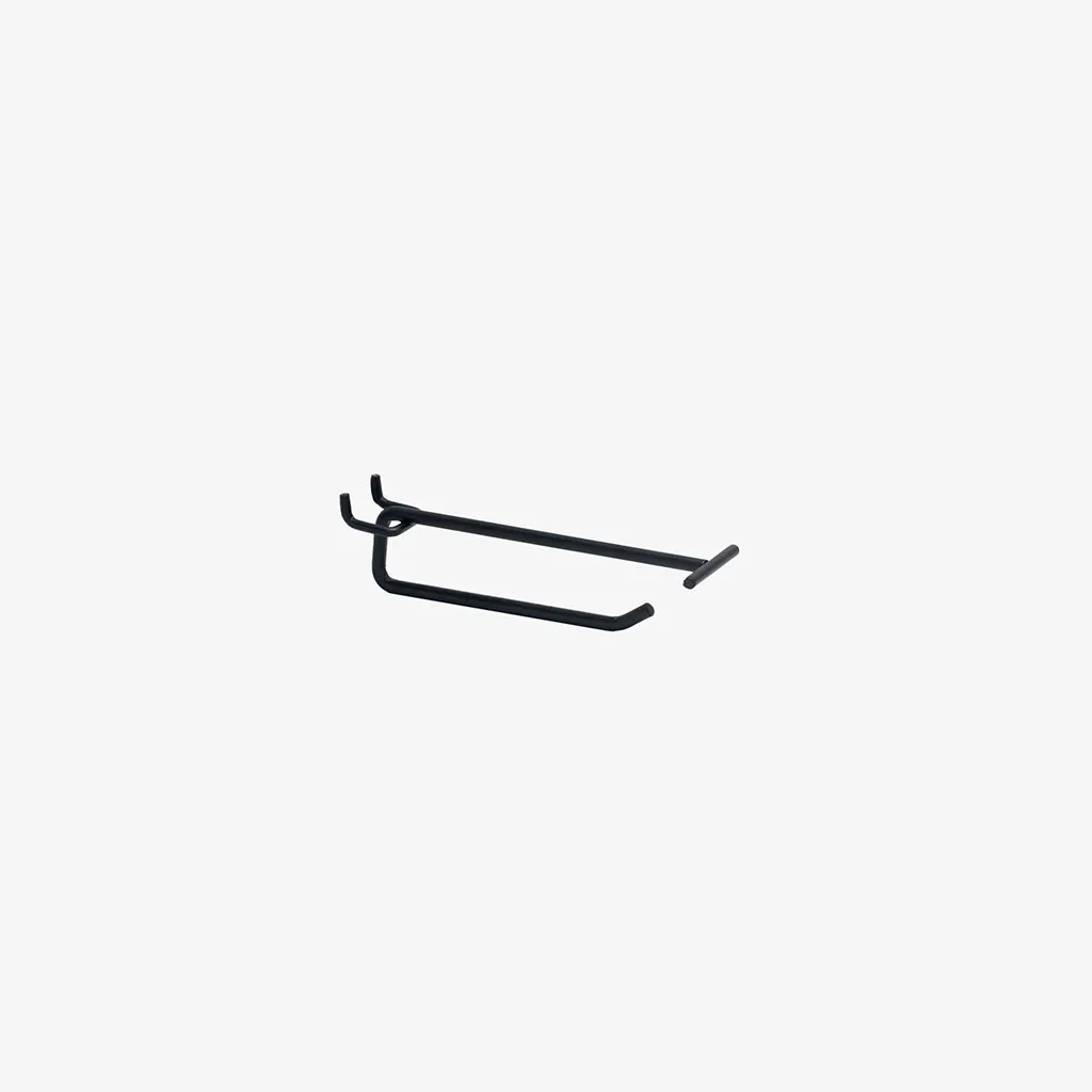 150mm Black Pegboard Price Tag Hook