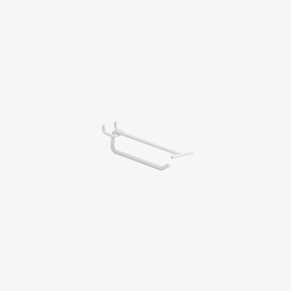 150mm White Pegboard Price Tag Hook