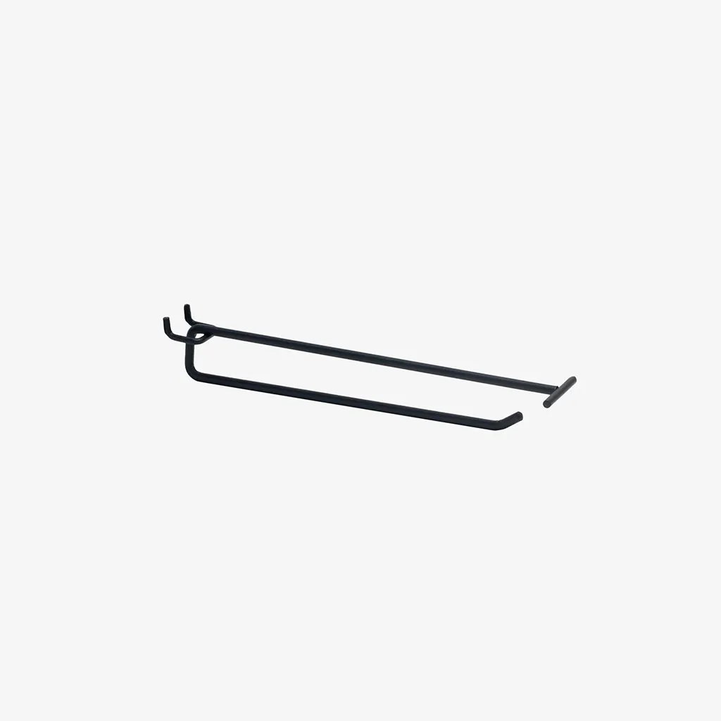250mm Black Pegboard Price Tag Hook