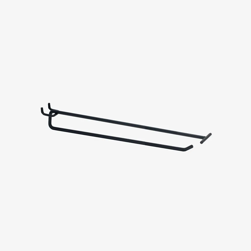 300mm Black Pegboard Price Tag Hook